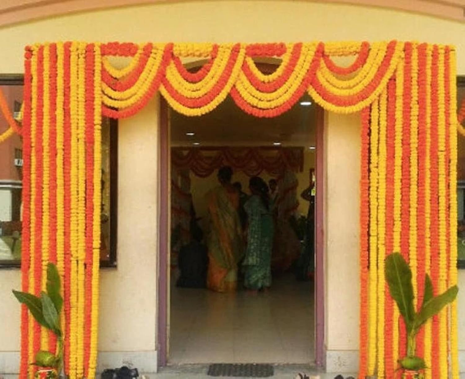 Abhaas Handmade Marigold Garland