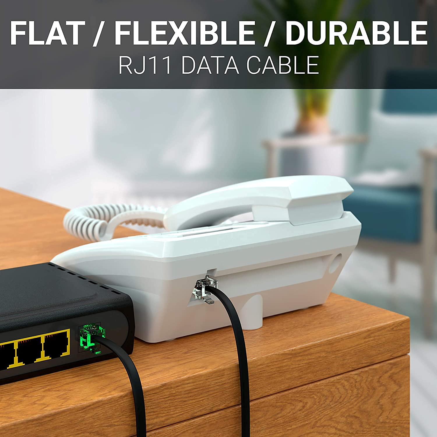 FEDUS 5m Telephone Cable