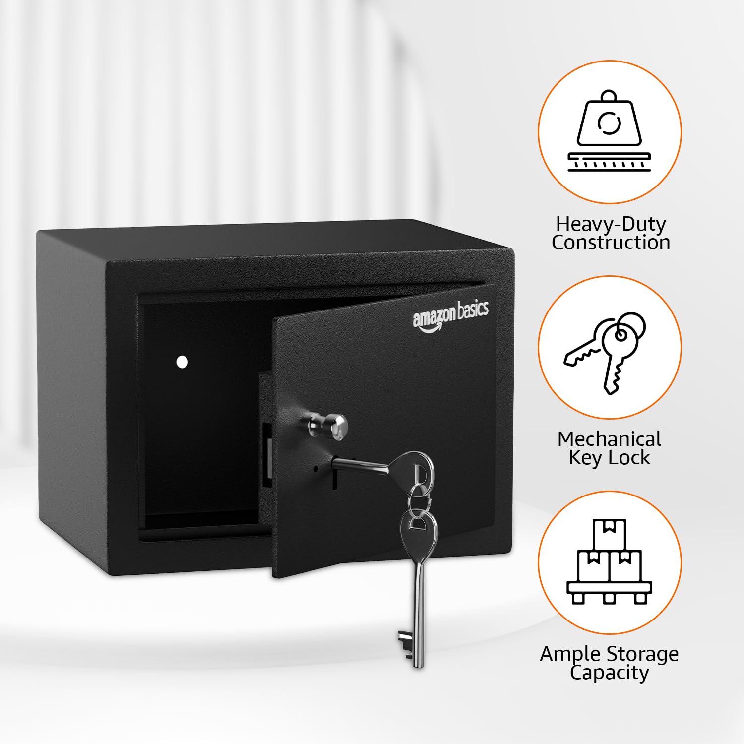 Amazon Basics Heavy Duty Mechanical Safe Locker
