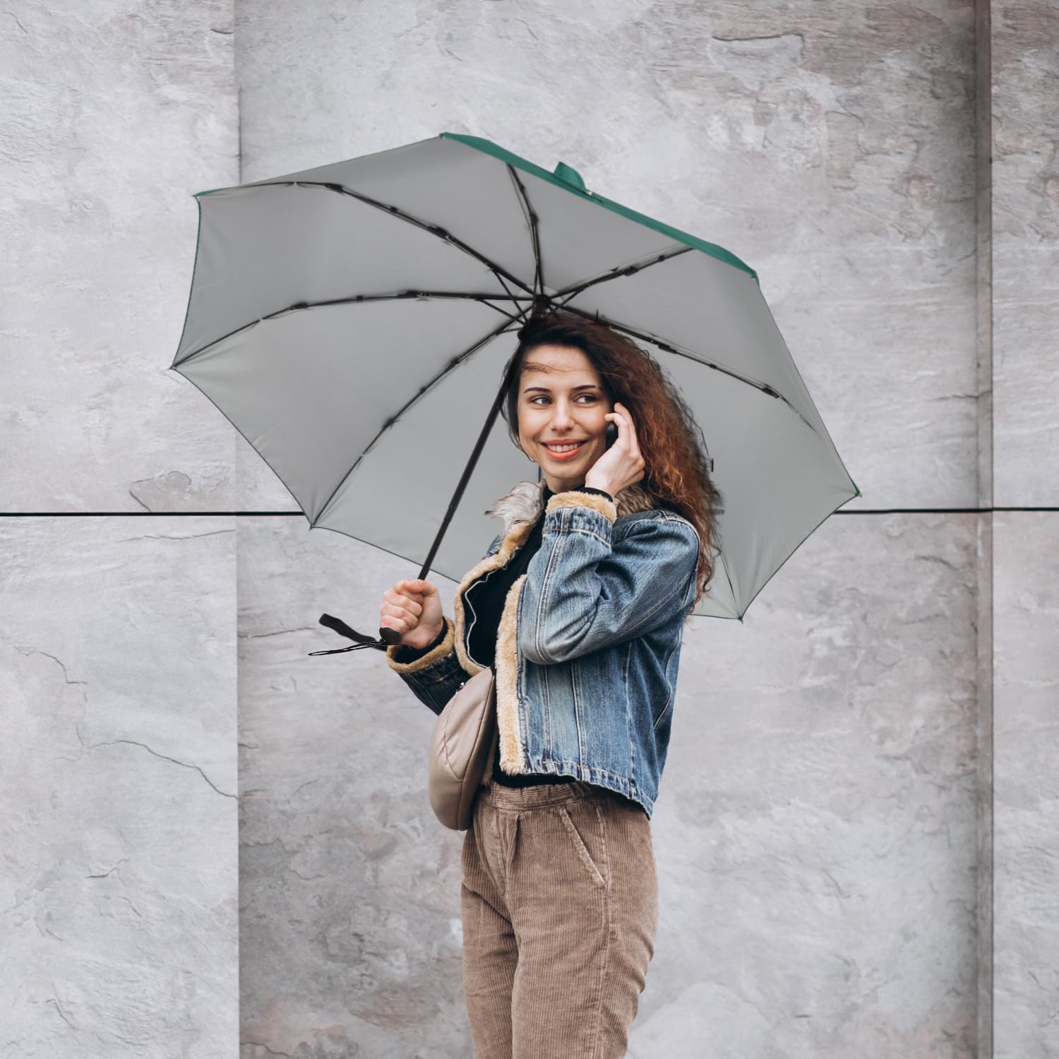 Amazon Basics 3-Fold Travel Umbrella